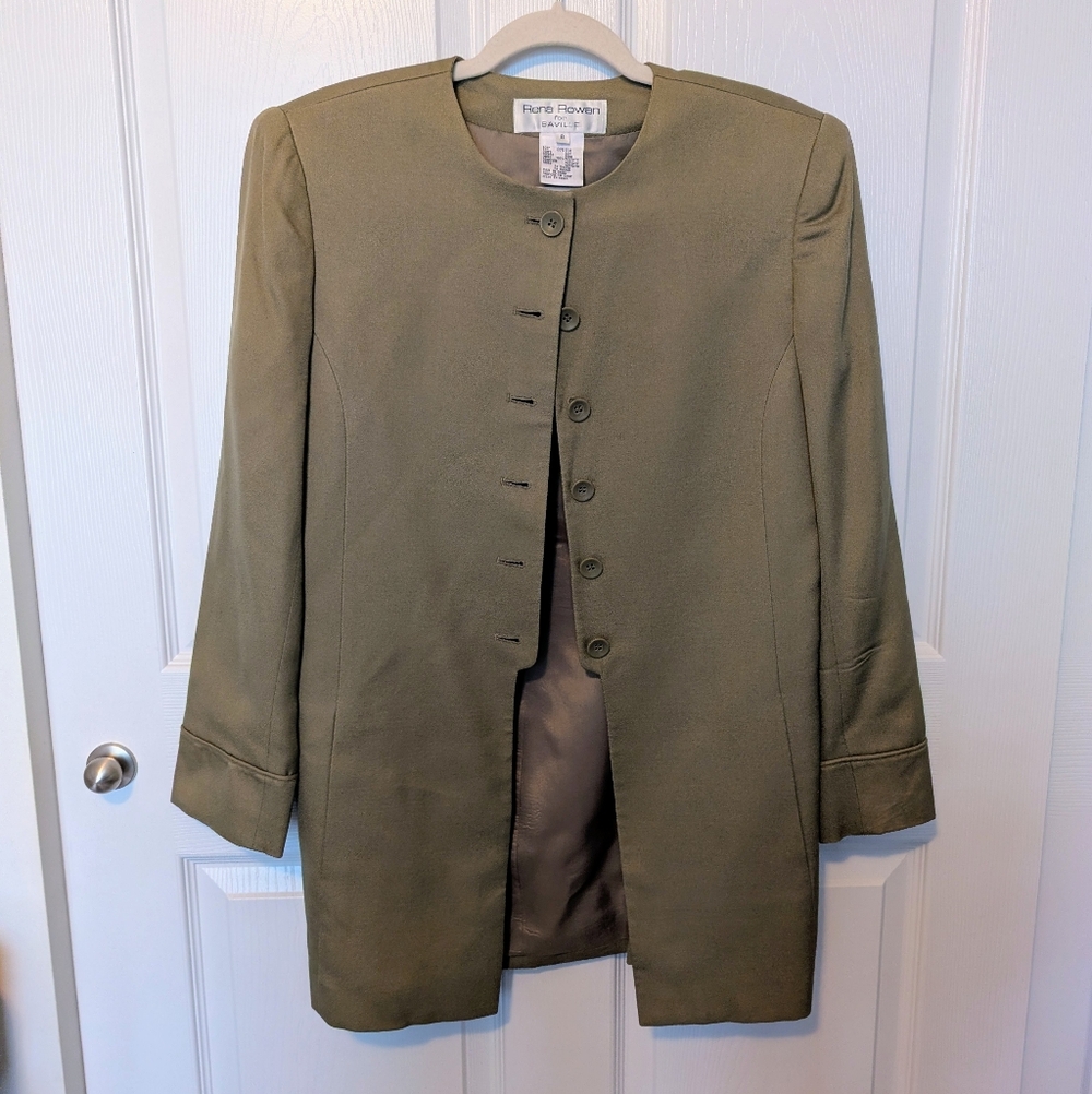 Rena Rowan 100% Silk Blazer